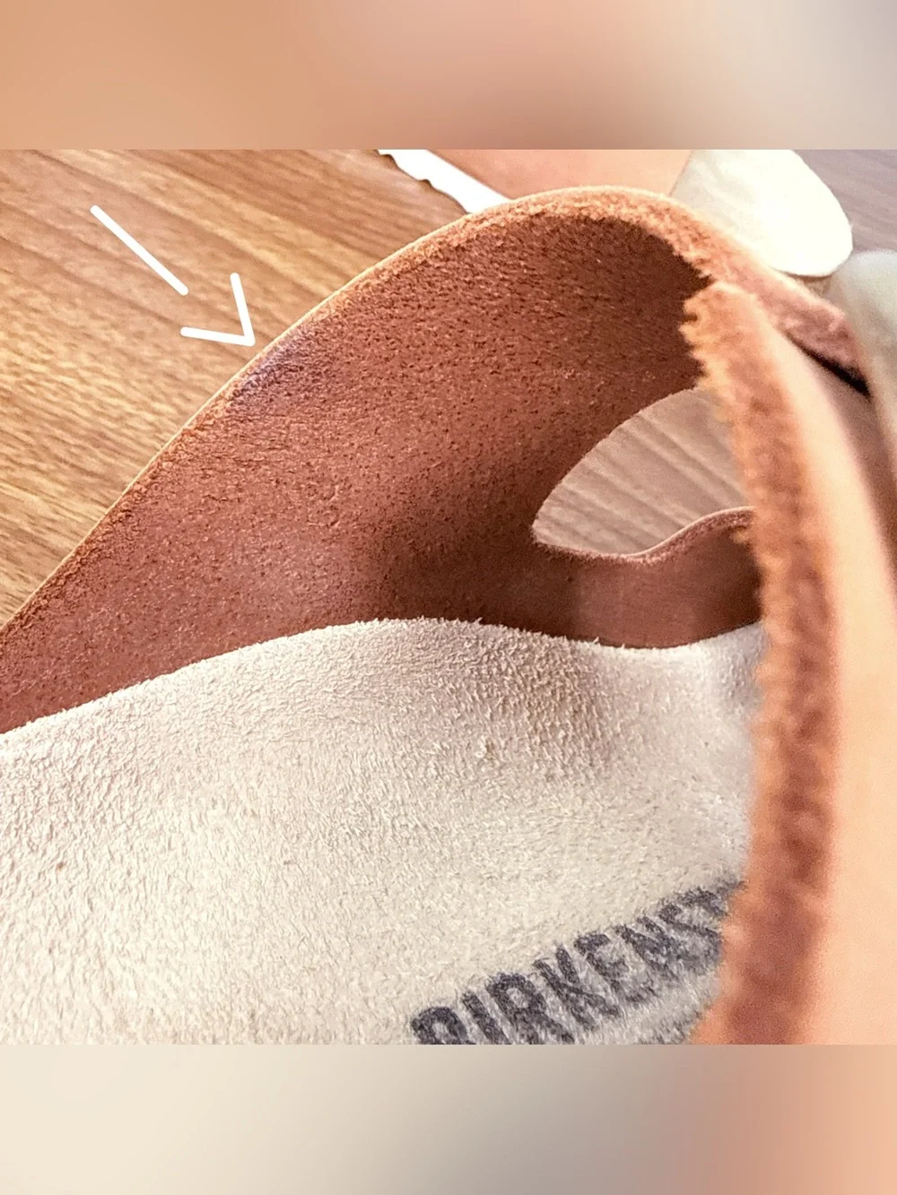Birkenstock Arizona Big Buckle Brandy Nubuck Leather Double Strap Sandals